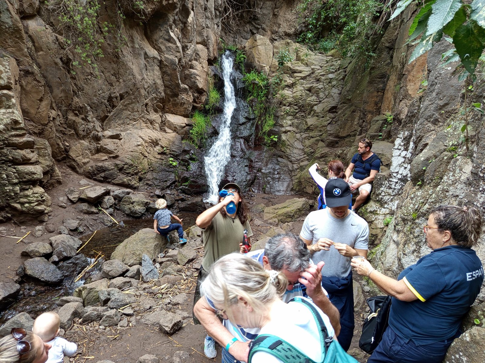Waterfall in Barranco de los Cernícalos, Gran Canaria