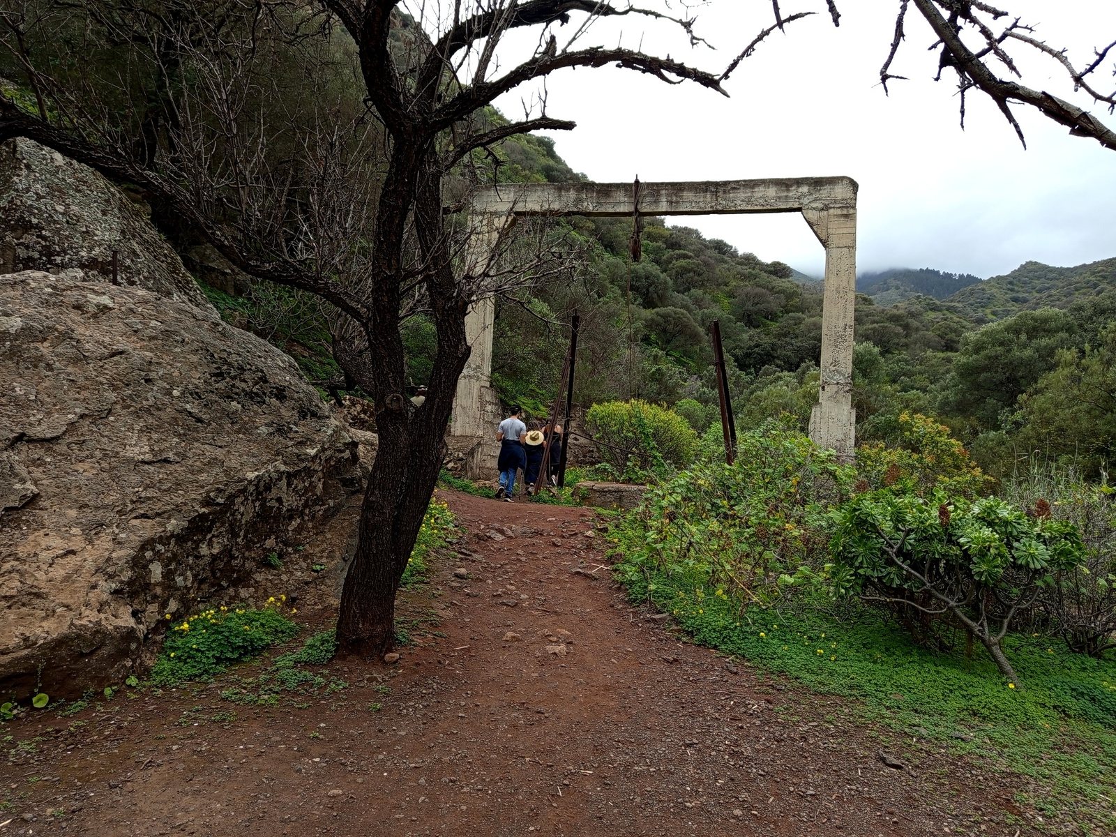 Old water infrastructure in Barranco de los Cernícalos